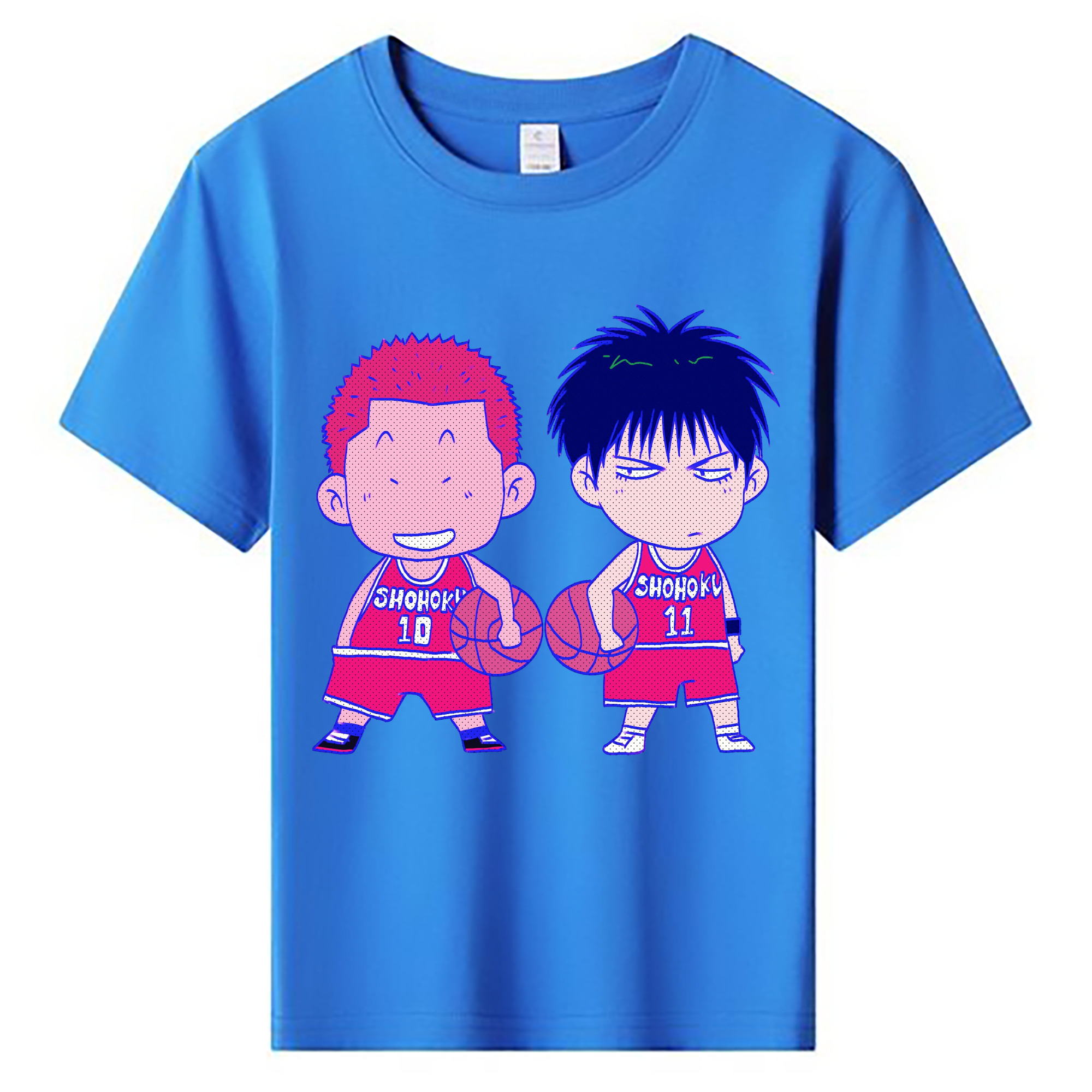 （画像用） SLAM DUNK／スラムダンク 綿100％キッズTシャツ（フロントプリント）